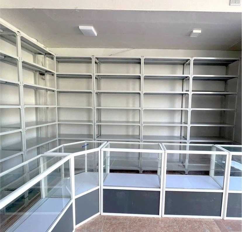 Прилавок витрина стеклянная, оборудование для магазина tavp