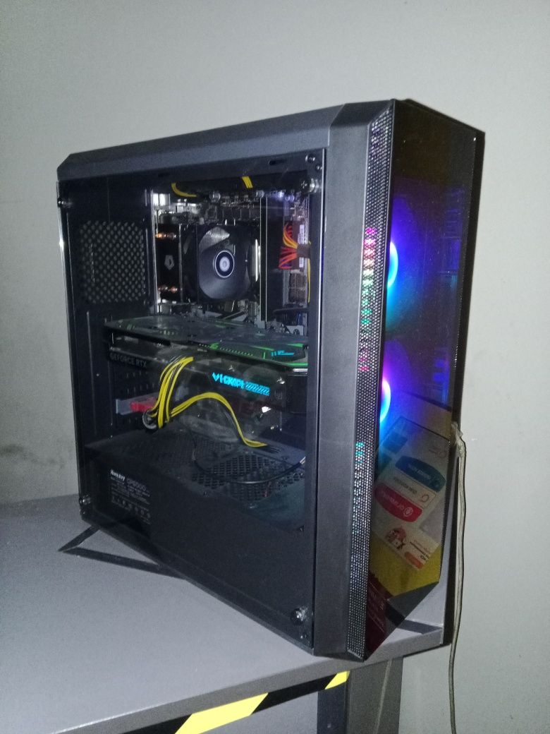 Продам игровой системный блок i3 12100f/16/rtx4060