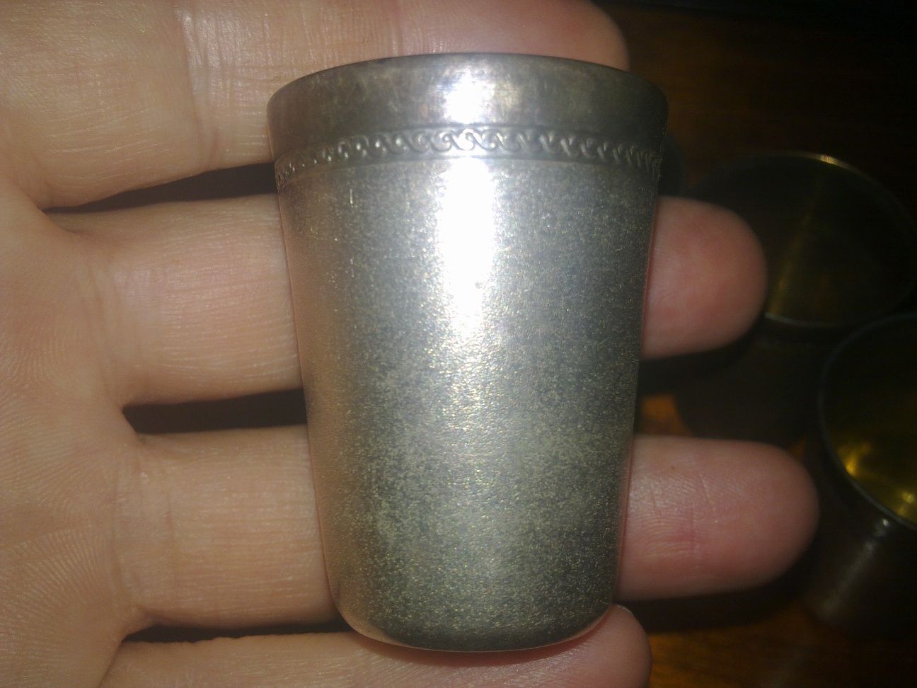 рюмки с позолотой