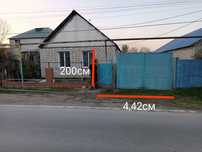Продам ворота для частного дома голубого цвета