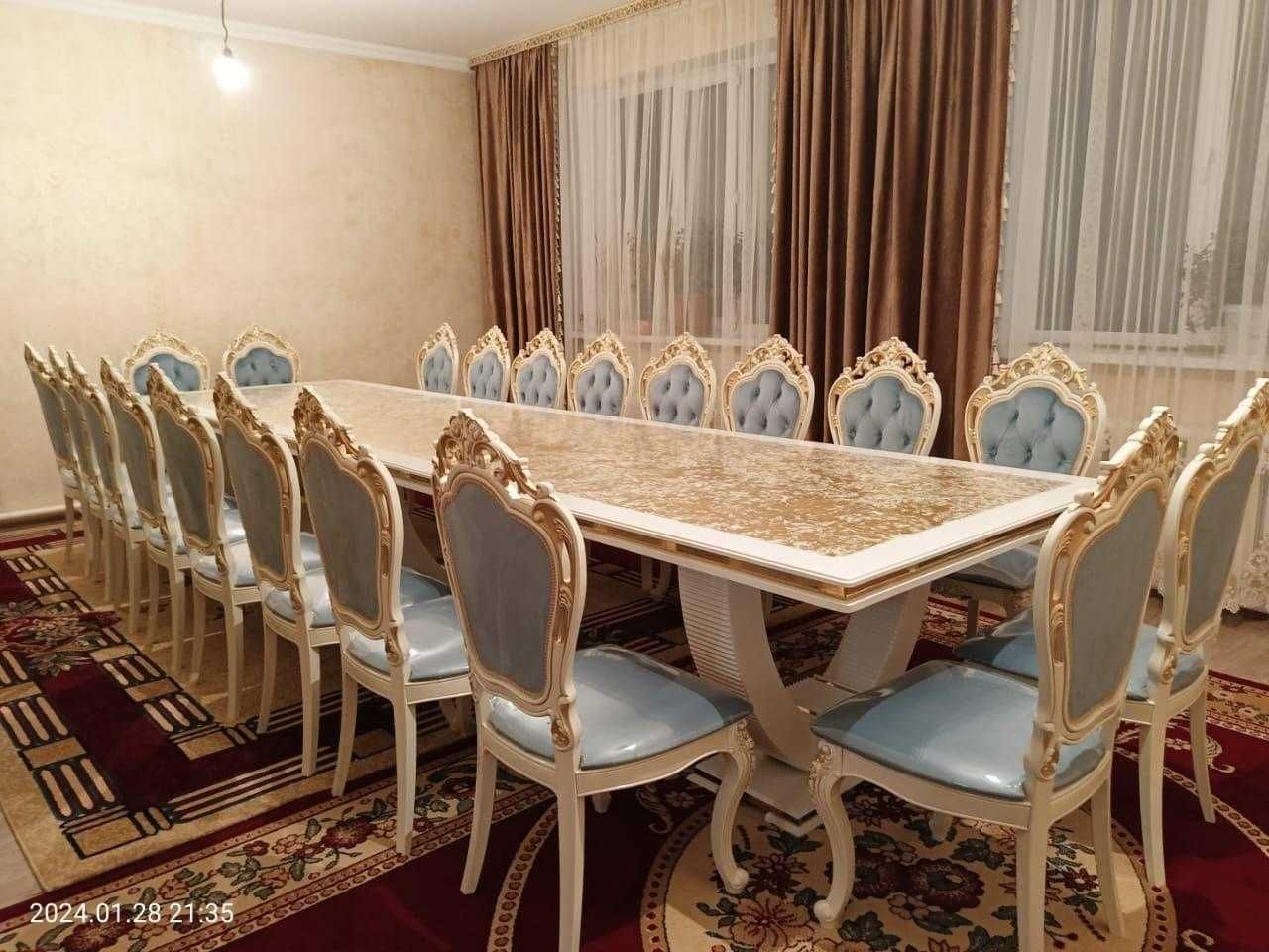 Акция! Стол Раздвижной Үстел Орындық Стулья Стул С Мягкой Спинкой