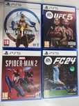 UFC5,FC24,MK1,Spider man2