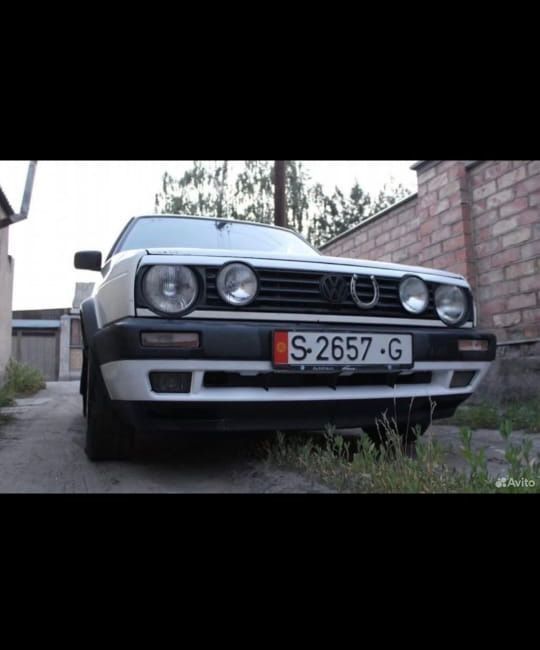 Бампера передний и задний Golf 2 GT