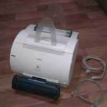 Продается принтер Canon LBP1120 с картриджами для него.