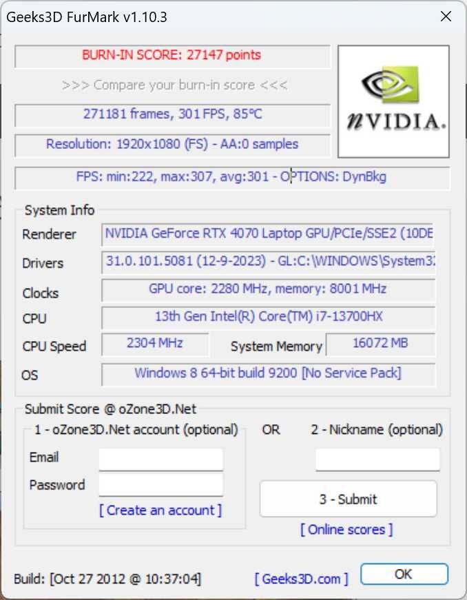 Сверхмощный игровой ноутбук Dell Alienware M16 R1 i7 13700HX + RTX4070