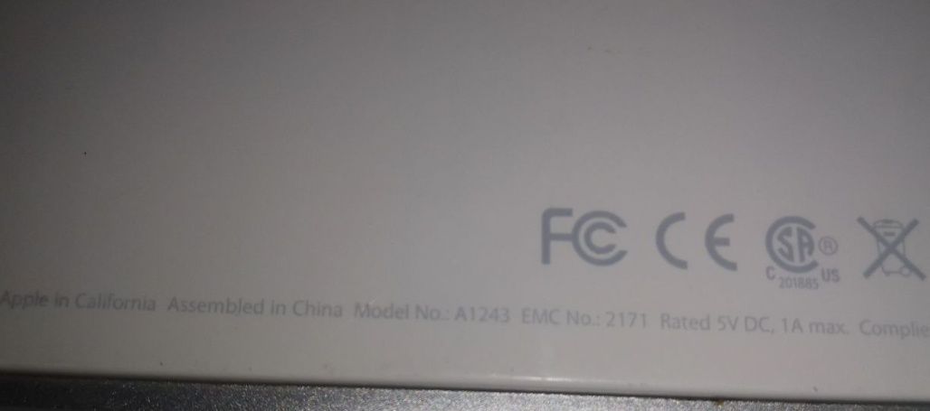 Apple Keyboard White A1243 USB