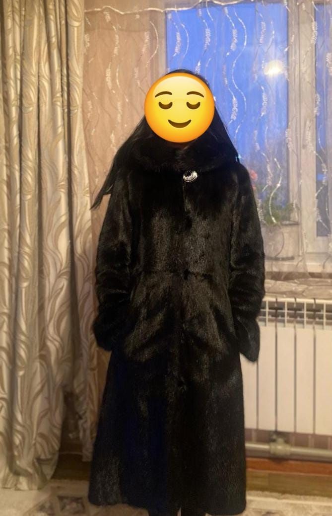 Норковая шуба бу