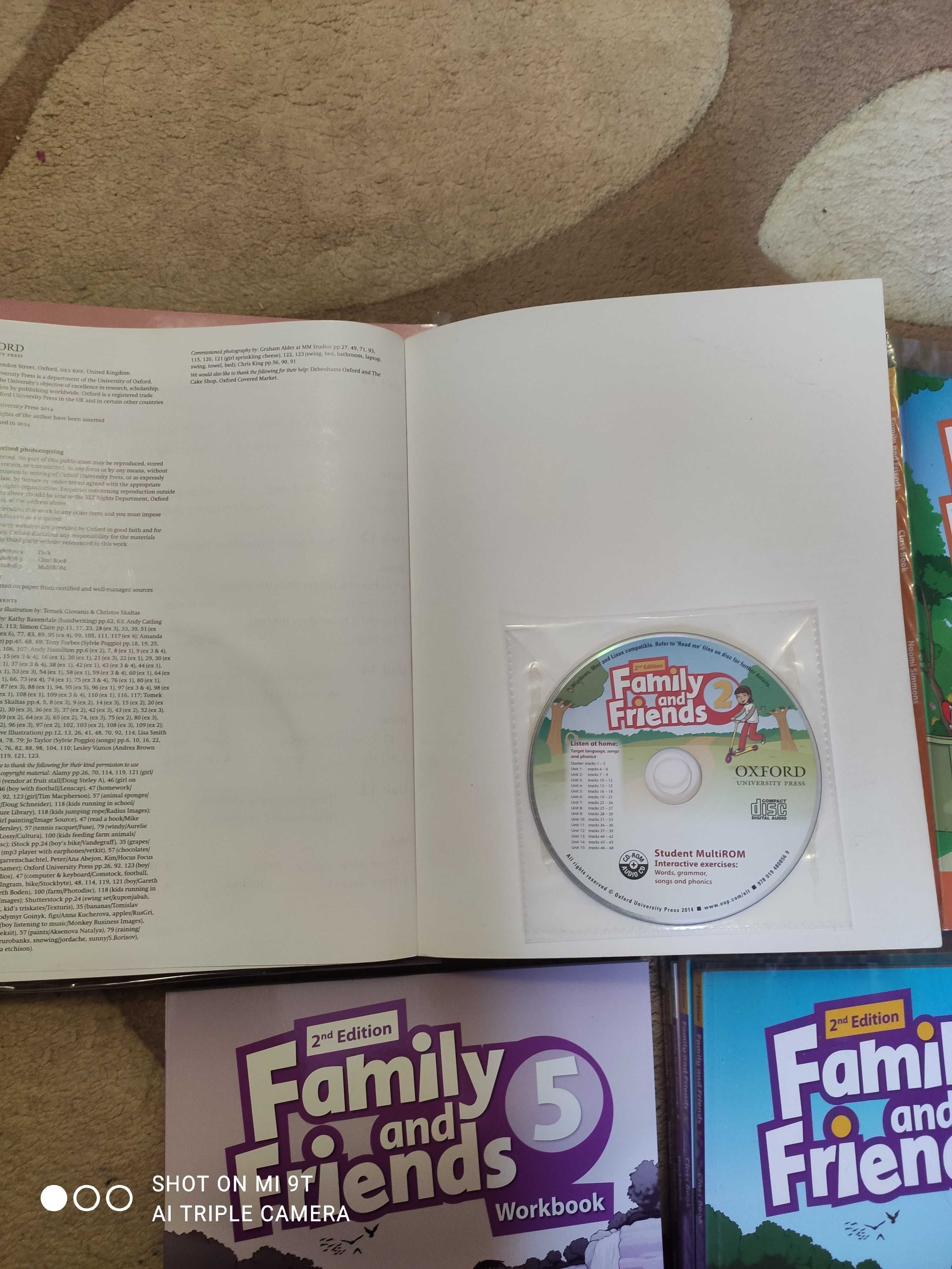 Книги Family and Frends 2,3,4,5