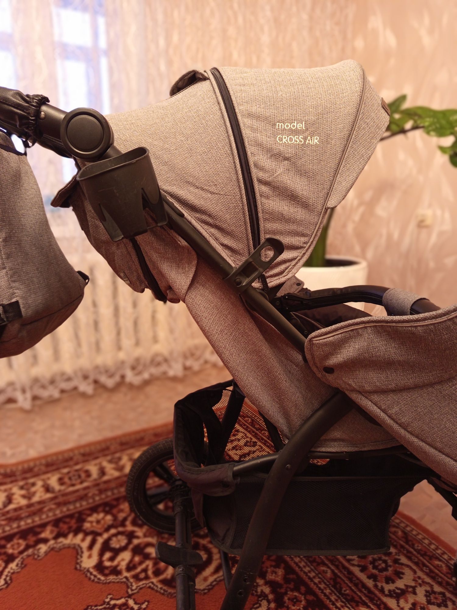 Коляска прогулочная BUBAGO Cross AIR BG0624 цвет Olive