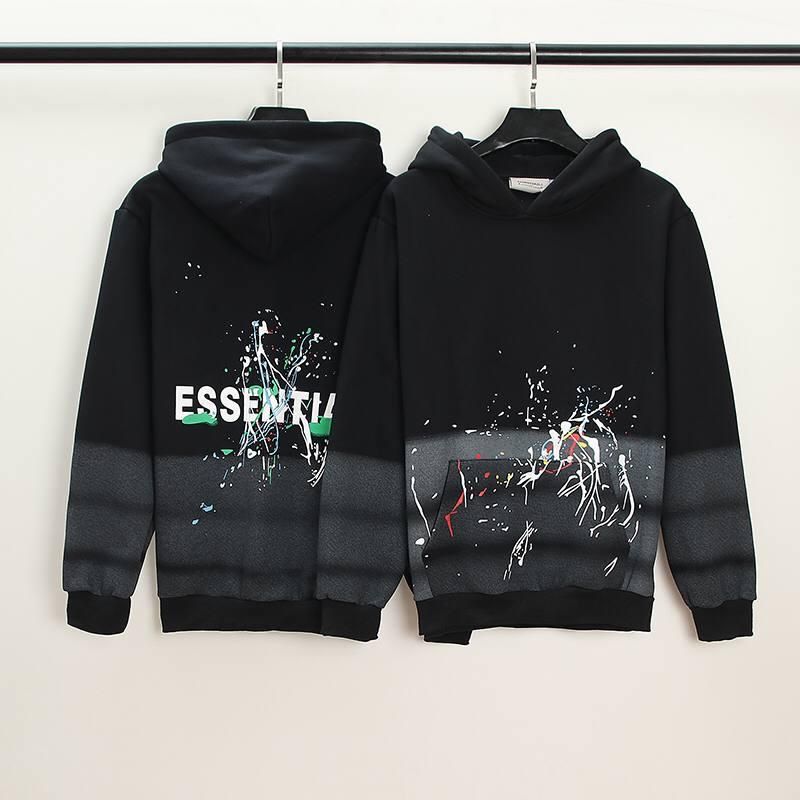 Весеннее принтованное оверсайз худи essentials