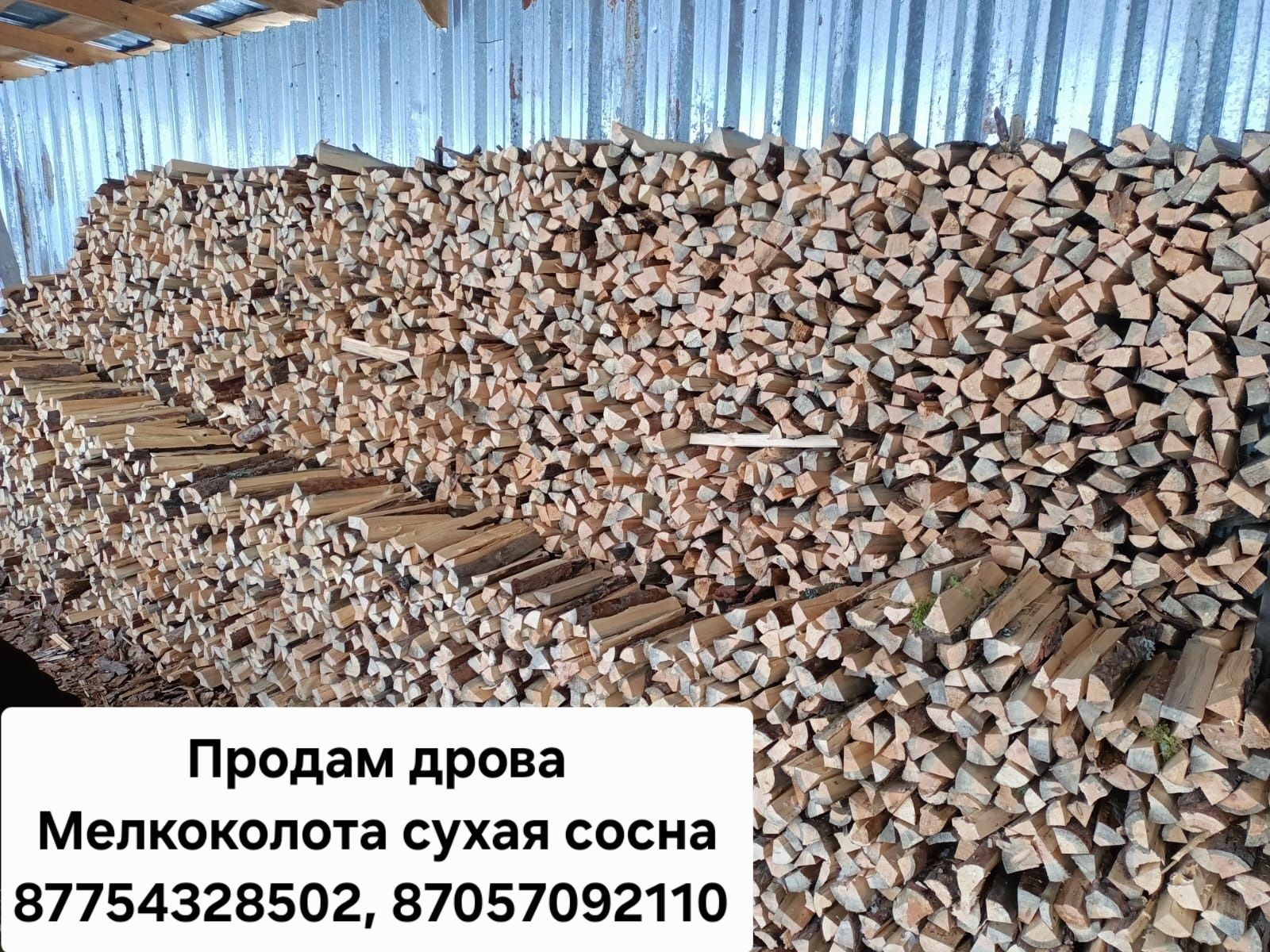 Дрова СУХОСТОЙ мелкоколотые