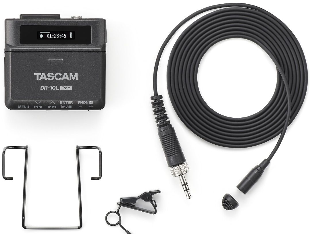 Срочно!!! Диктофон с петличным микрофоном Tascam DR- 10.