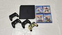 Playstation 4 slim 4 геймпад 4 игры