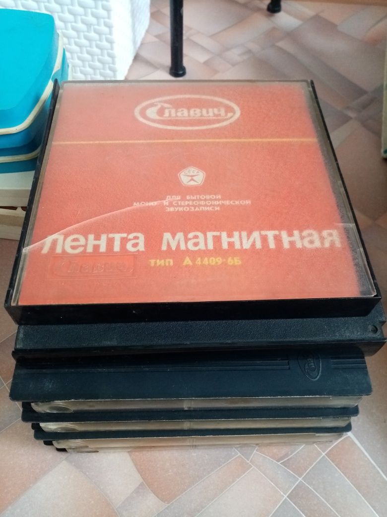 Аудио кассеты. Бабины для катушечного магнитофона