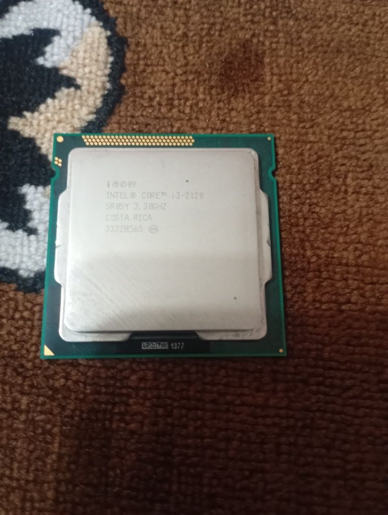 комплект, материнская плата intel сокет 1155 2 cpu 3 озу  и кулер 95wt