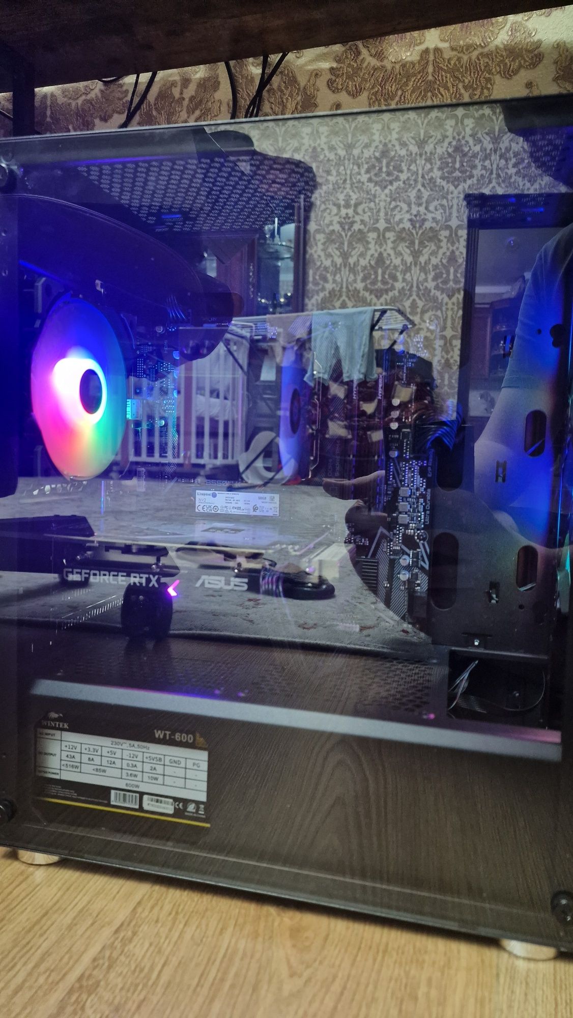 Игровой компьютер r5 5600g, rtx 3060 12 gb
