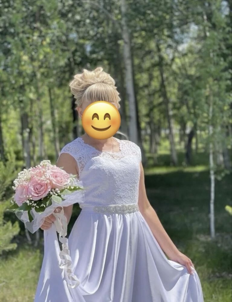 Свадебное платье 46-48.