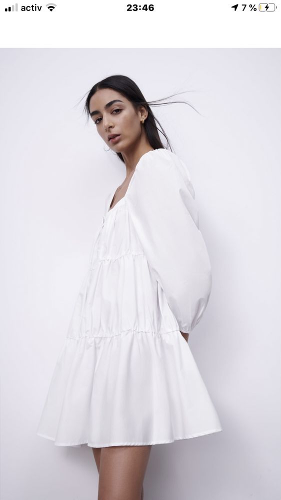Свободное платье ZARA