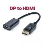 Переходник Display port (DP) на HDMI. Качественный. Алматы.