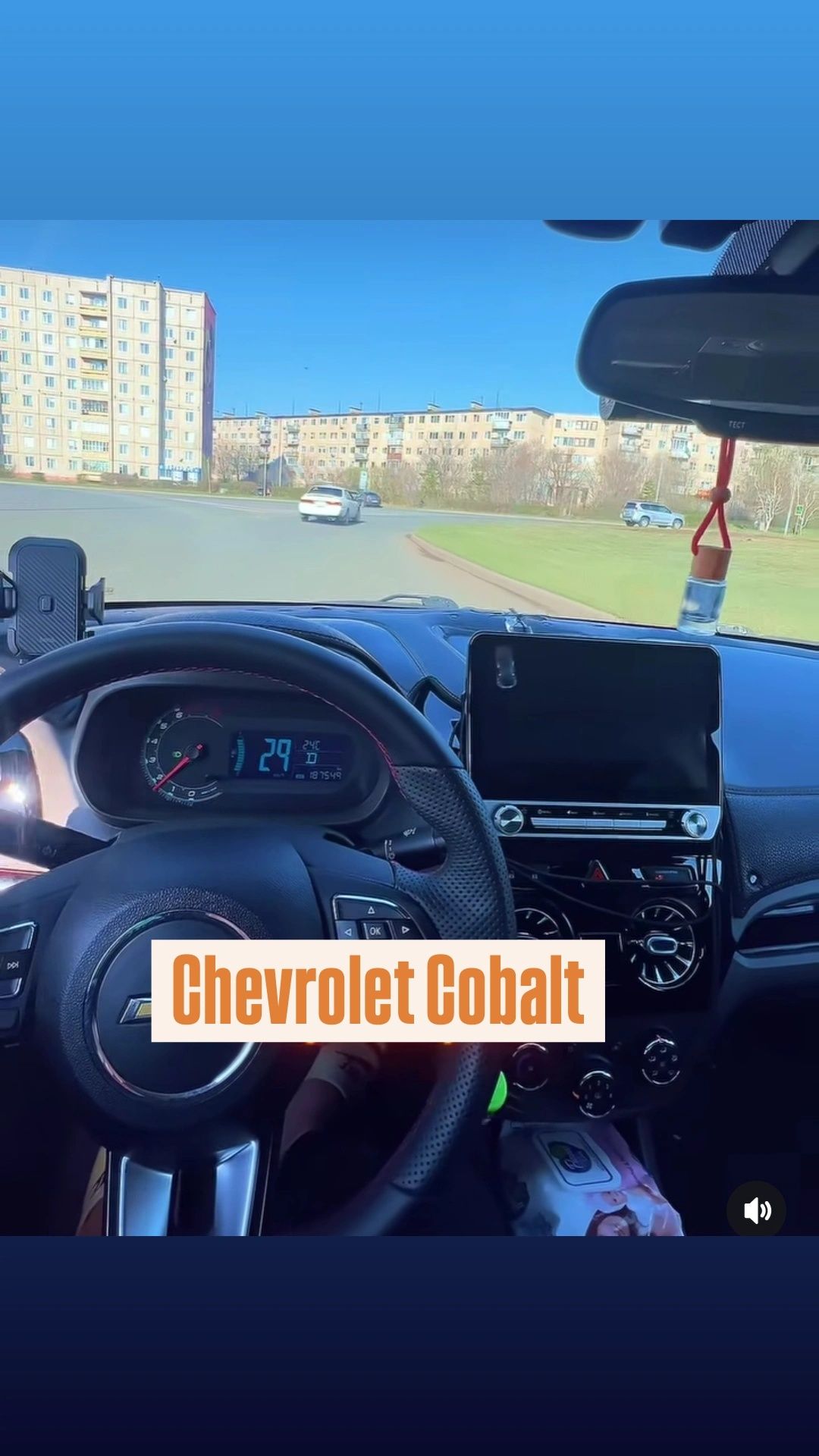 Штатный андроид монитор Шевролет Кобальт