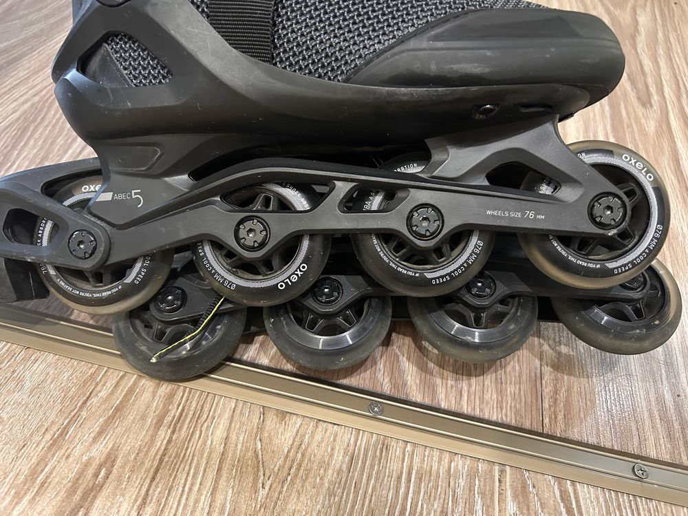 Роликовые коньки oxelo 40 с защитой