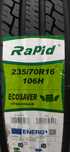 Rapid 235/70R16 ECOSAVER 106H