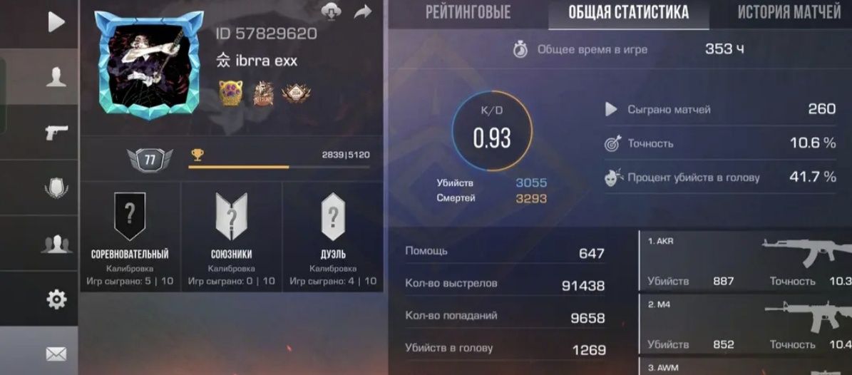 Продаю акк в стандофе срочно