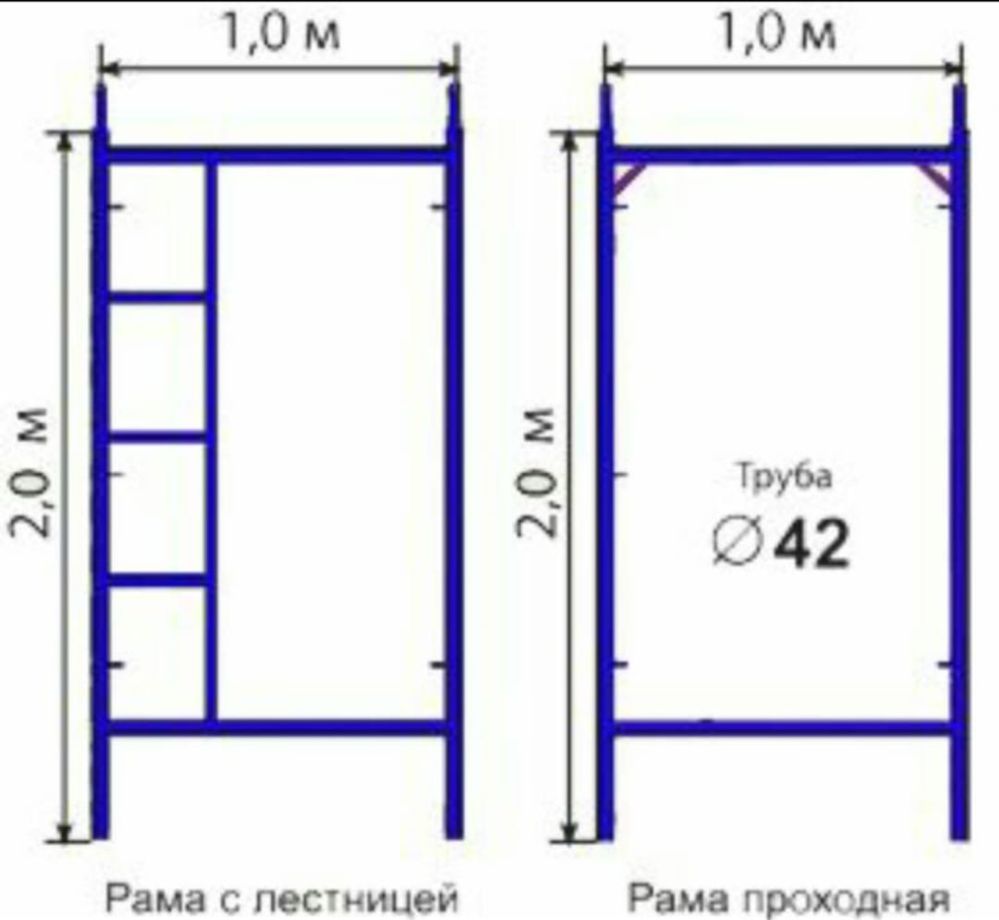 Строительные леса, Вышка тура, леса на колесах, фасадные леса, ЛРСП40