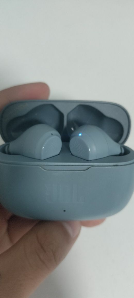 Наушники Вставные JBL Bluetooth Wave 200TWS, Blue (JBLW200TWSBLU)