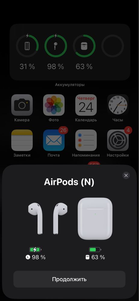 Airpods 1/2 поколение (Оригинал)