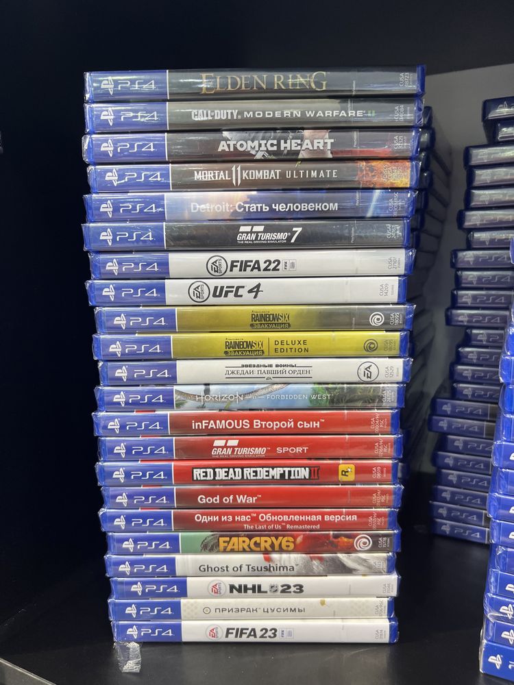 Новые Диски! Игры на PS4/PS5 PlayStation 4/5 / Каспи Red/QR. Доставка