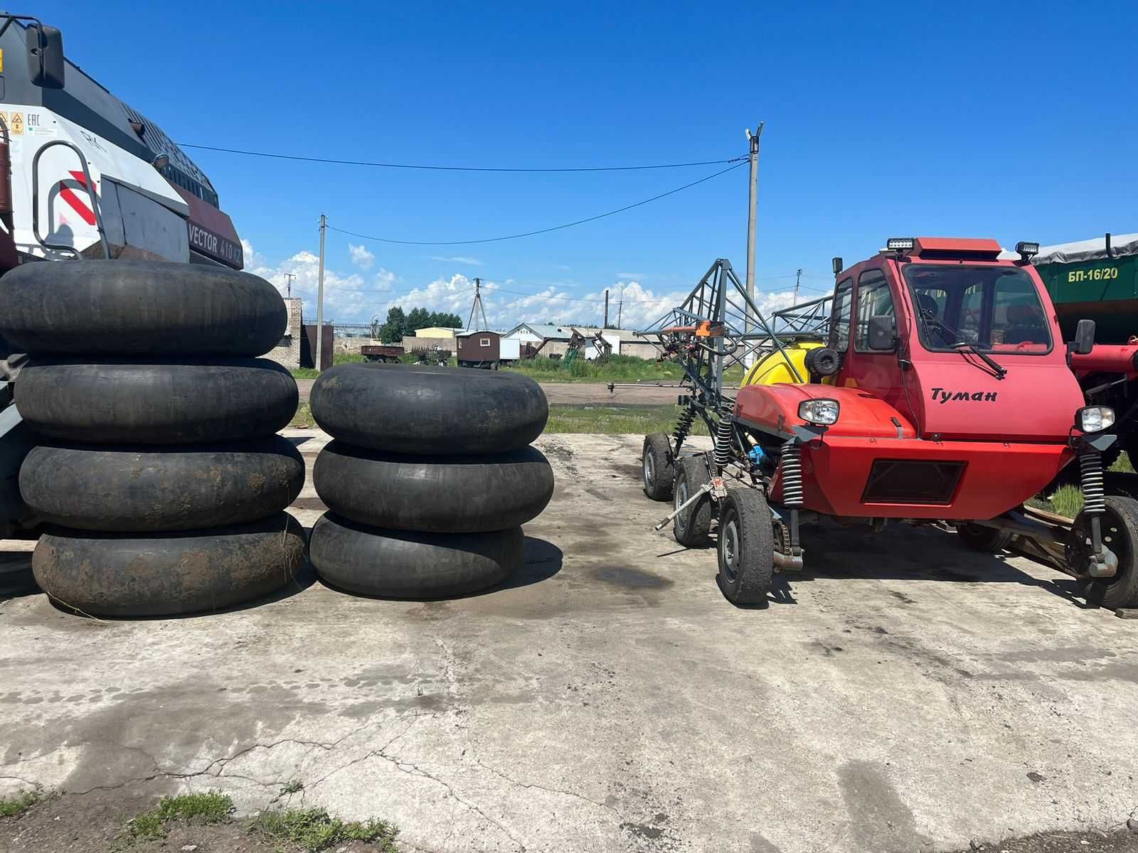 Самоходный опрыскиватель  туман для полевого применения