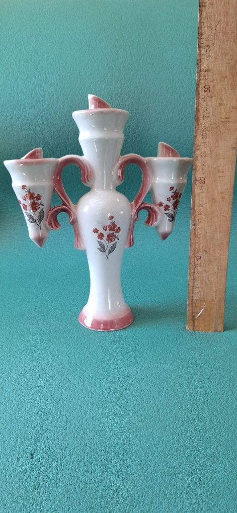 Фарфоровый канделябр-подсвечник, СССР