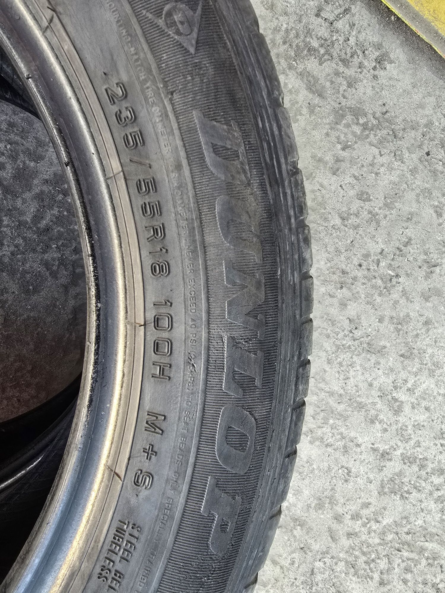 Шины Dunlop всесезонка б/у