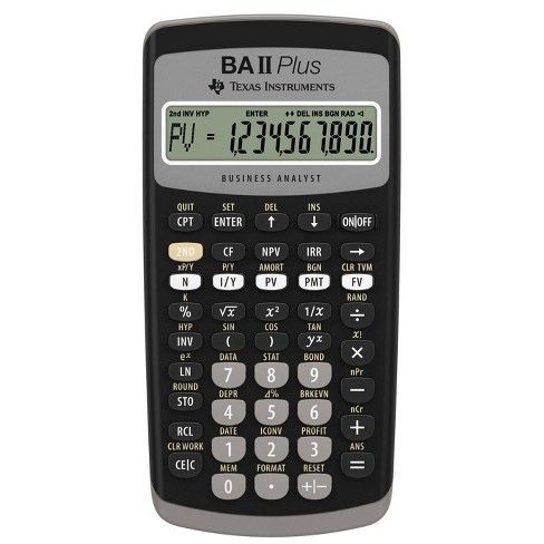 Финансовый калькулятор Texas Instruments BA II Plus