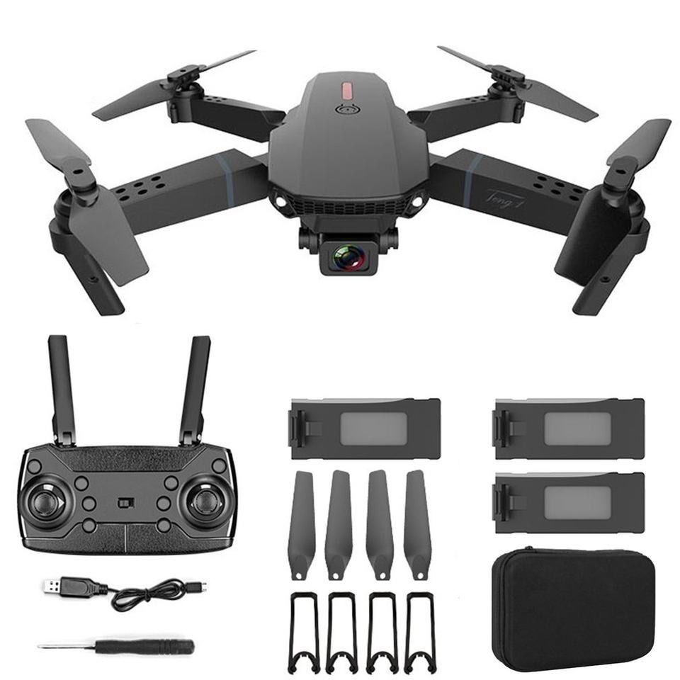 Квадрокоптер E88 PRO дрон с HD камерой, FPV до 20 минут полета + КЕЙС