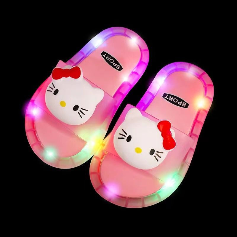 Сланцы светящиеся Hello Kitty Хаги Ваги Киси Миси