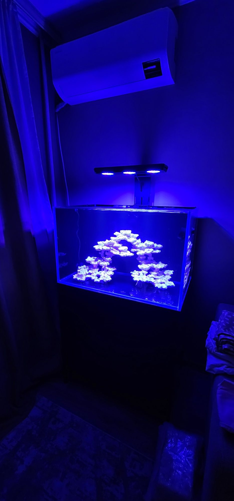 Морской аквариум с топовым освещением Ecotech Radion XR30 Pro