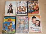 Лицензионные диски DVD с фильмами и мультфильмами.