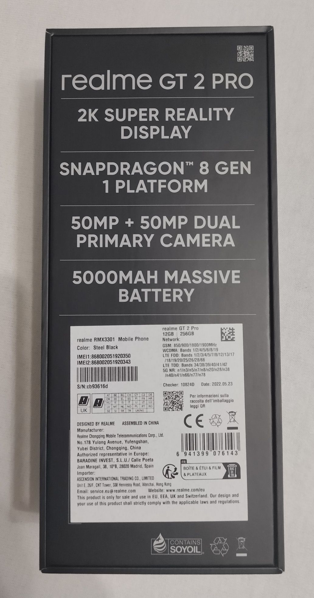 Смартфон Realme gt2 Pro