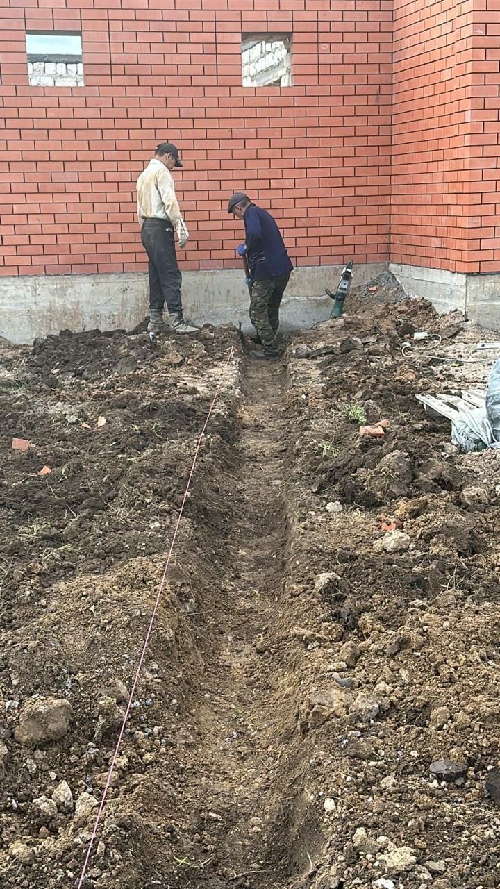 Сантехника септик яма водопровод канализация прокол под асфальт
