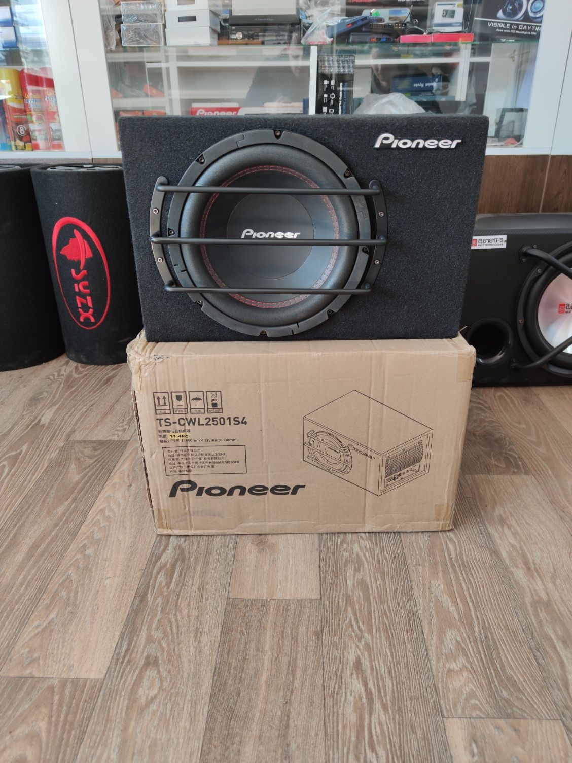 Активный сабвуфер Pioneer TS-CWL2501S4 саббуфер самбуфер саб