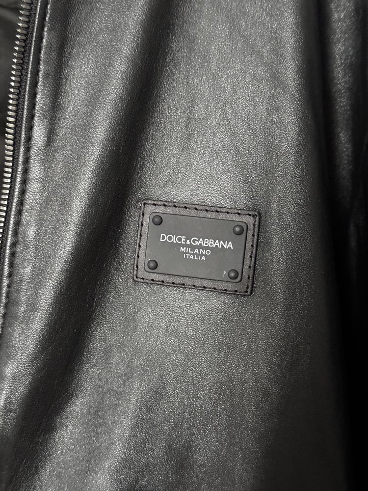 Кожаная куртка Dolce&Gabanna