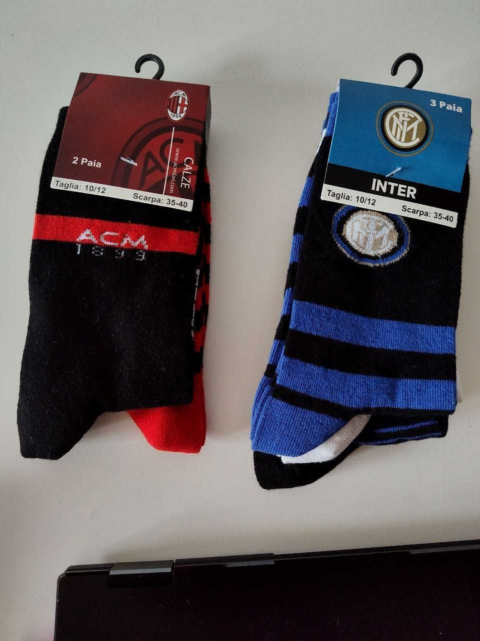 Лицензионные носки Inter Milan Italy для фана футбола красивые стиль