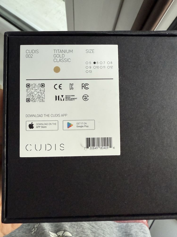 Продам новое смарт кольцо CUDIS