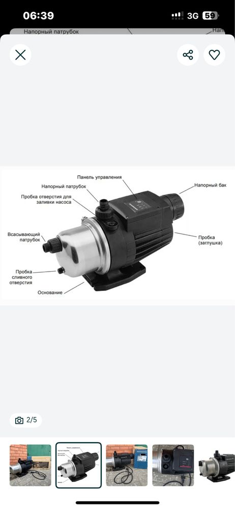 Продам Автоматическая насосная станция GRUNDFOS MQ 3-45