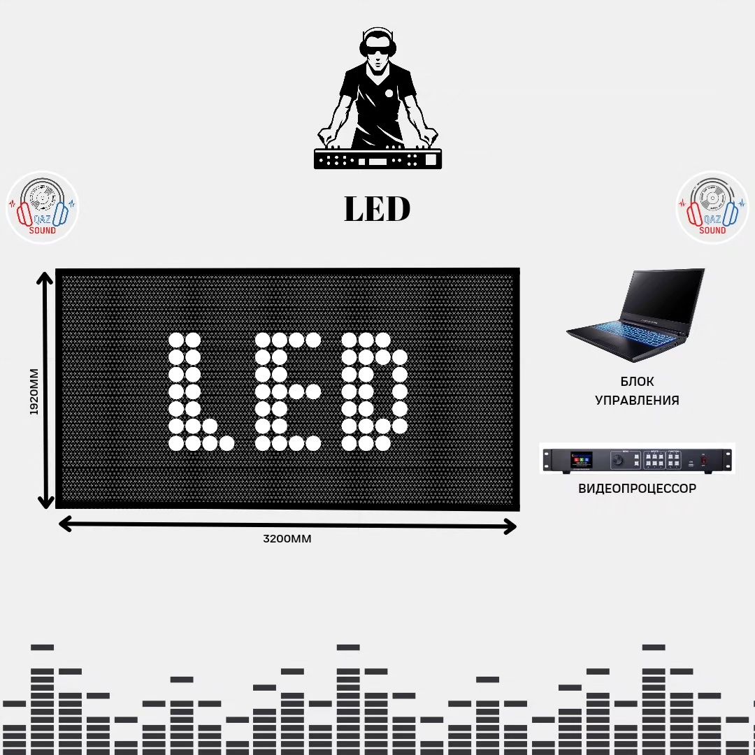 Звуковое, световое оборудование, LED, Проектор, Караоке