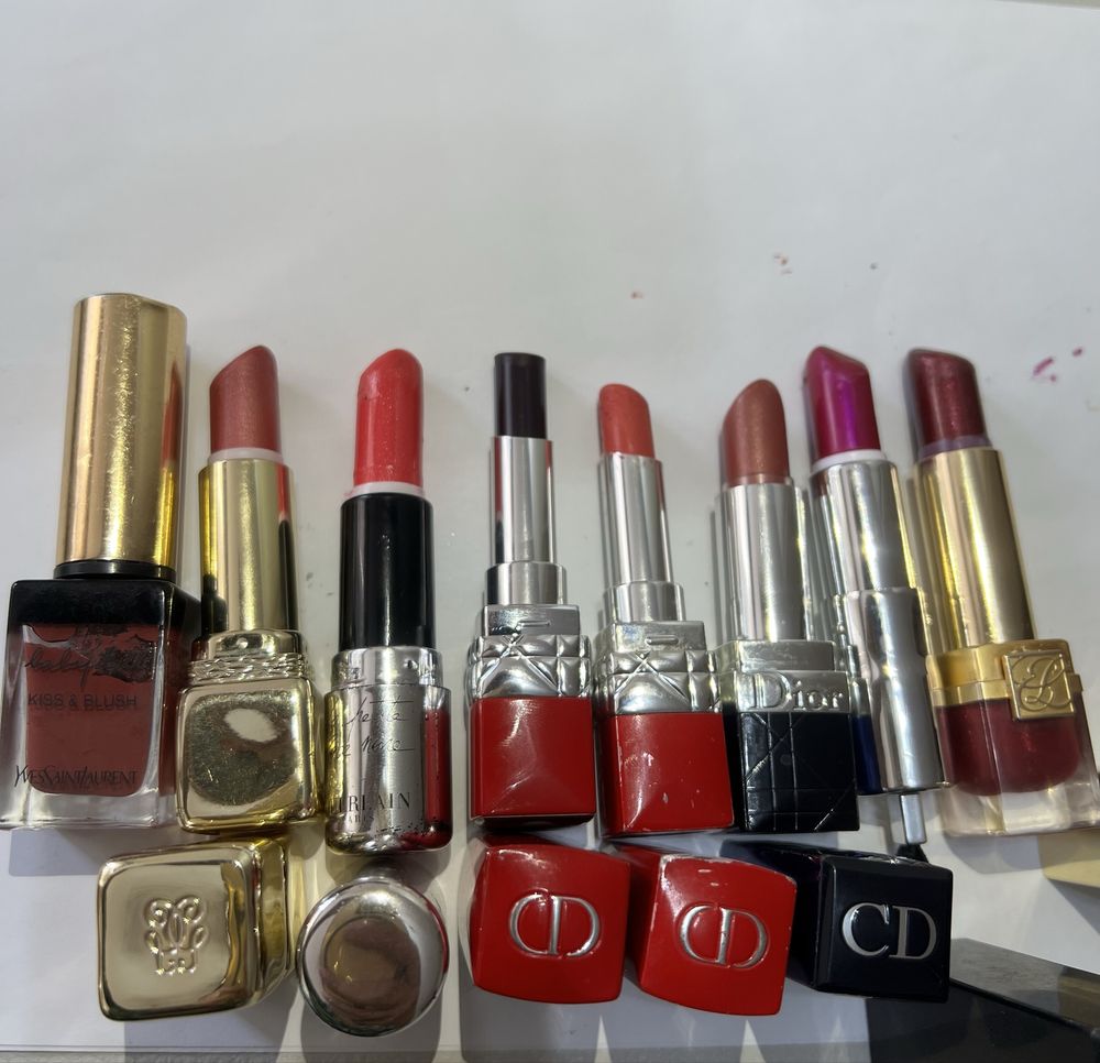 Помады Dior,YSL, Lancome, Guerlain и др.