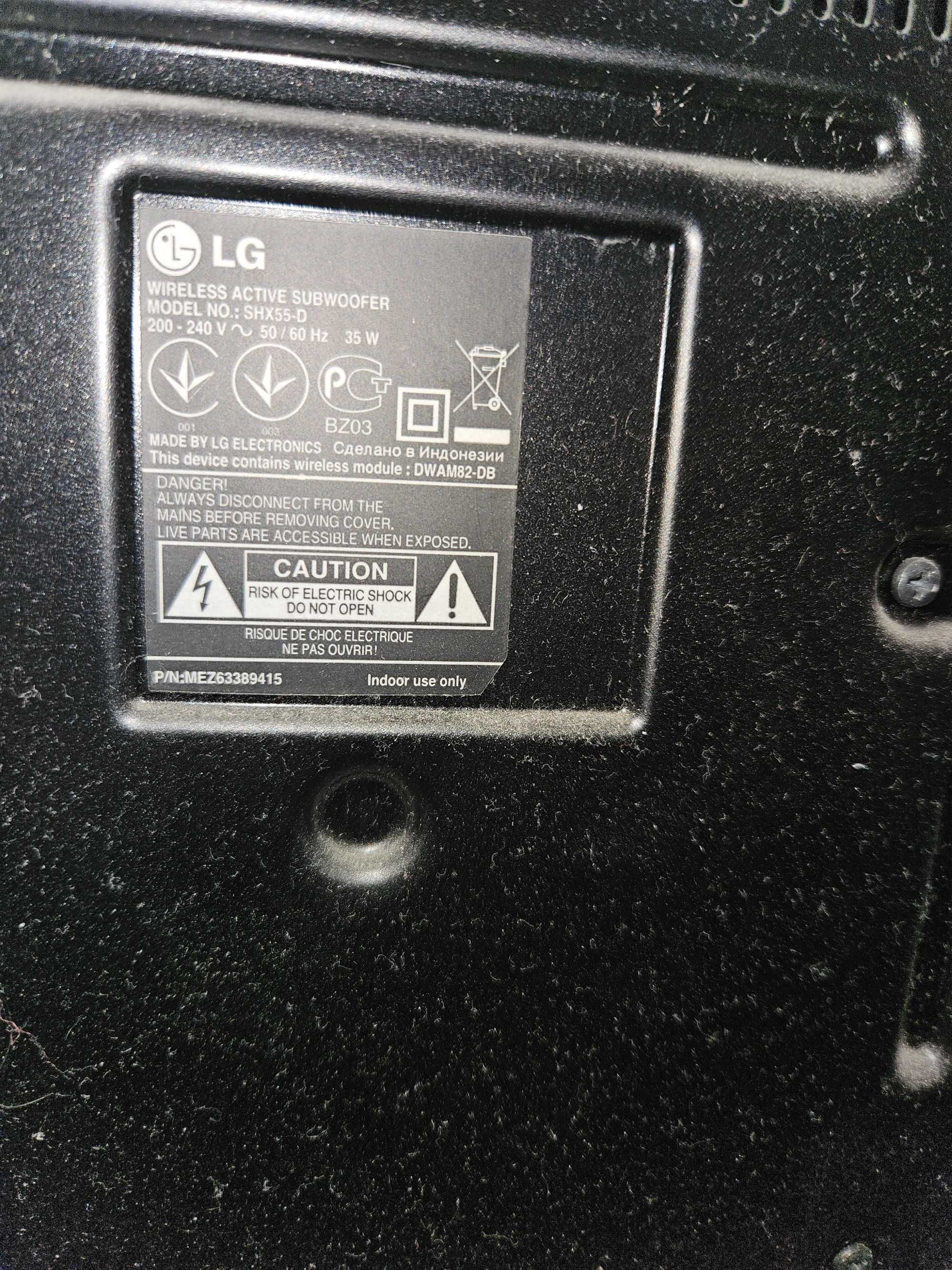 LG Blu-ray Sound Bar HLX50W