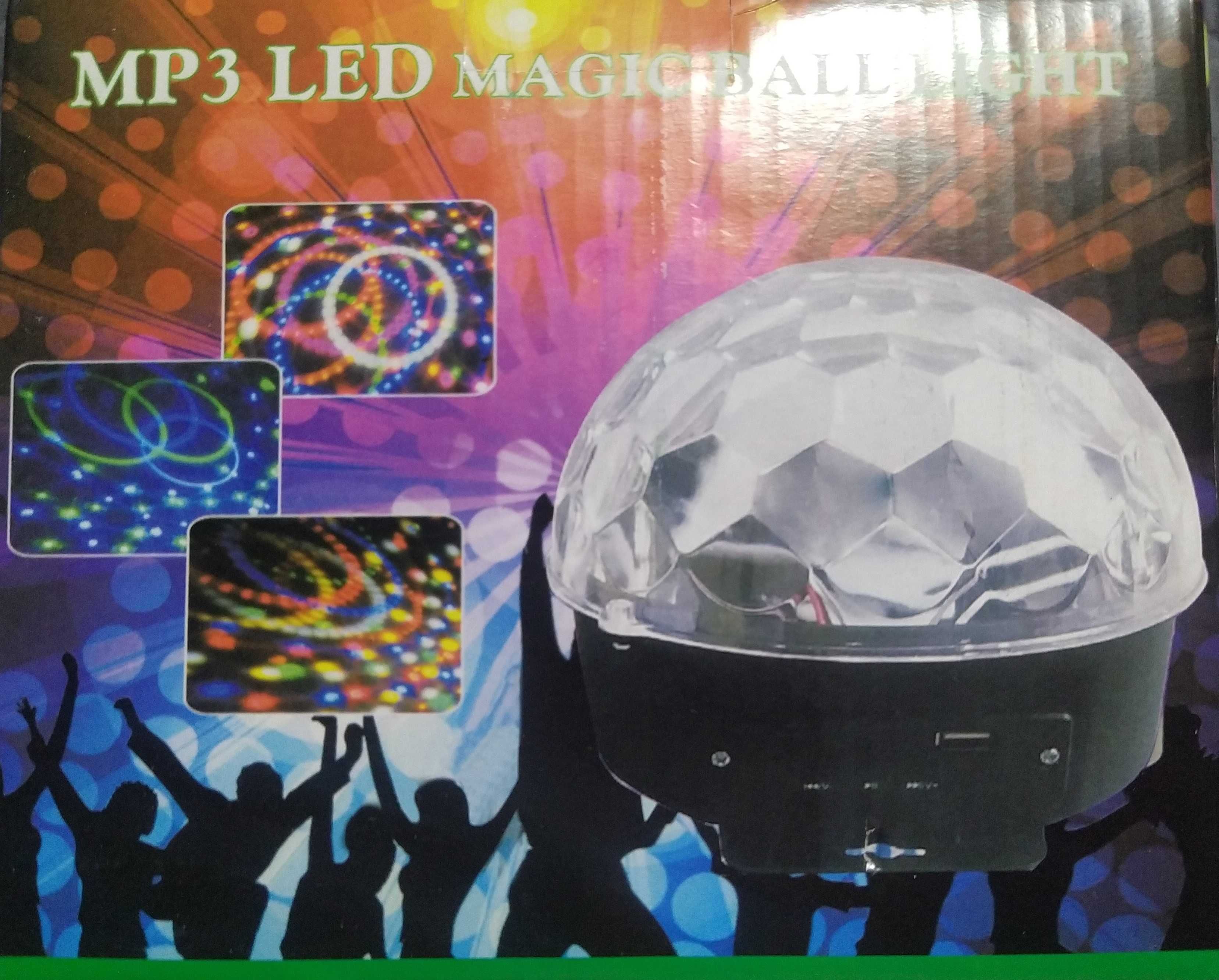 Светодиодная колонка светомузыка Led CRYSTAL Magic Ball.НОВАЯ.ДОСТАВКА